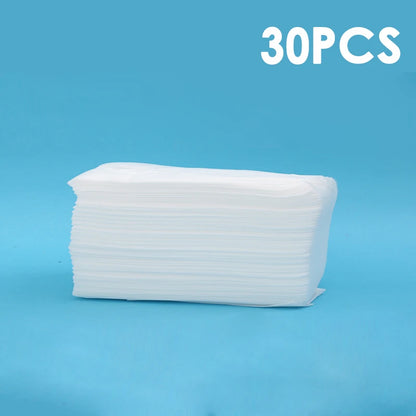 30/200Pcs Of Dust Removal Paper Disposable Household Dust Removal Cloth Electrostatic Mop Pad Floor Tile Floor Cleaning Suppl