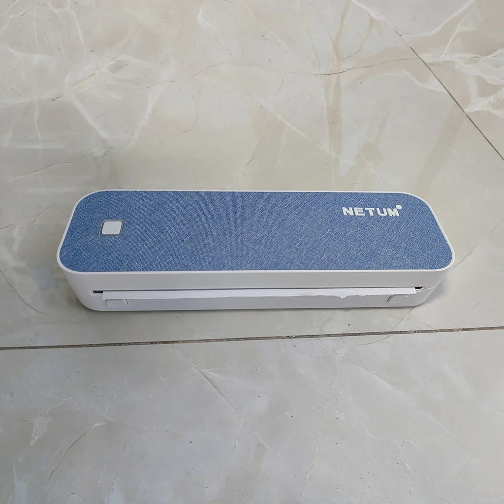 A4 Portable Thermal Printer Bluetooth &USB Photos txt word PDF Document Printing Compatible with Android, iOS, Windows system