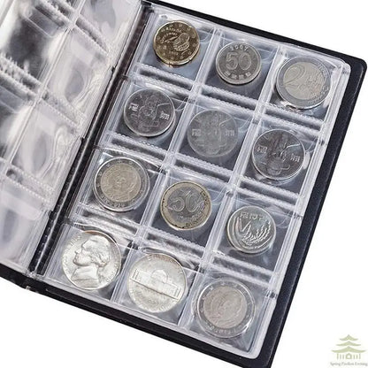 Coin Organizer Storage 120 Pockets Coin Collection Book Coin Collection Holder Album Commemorative