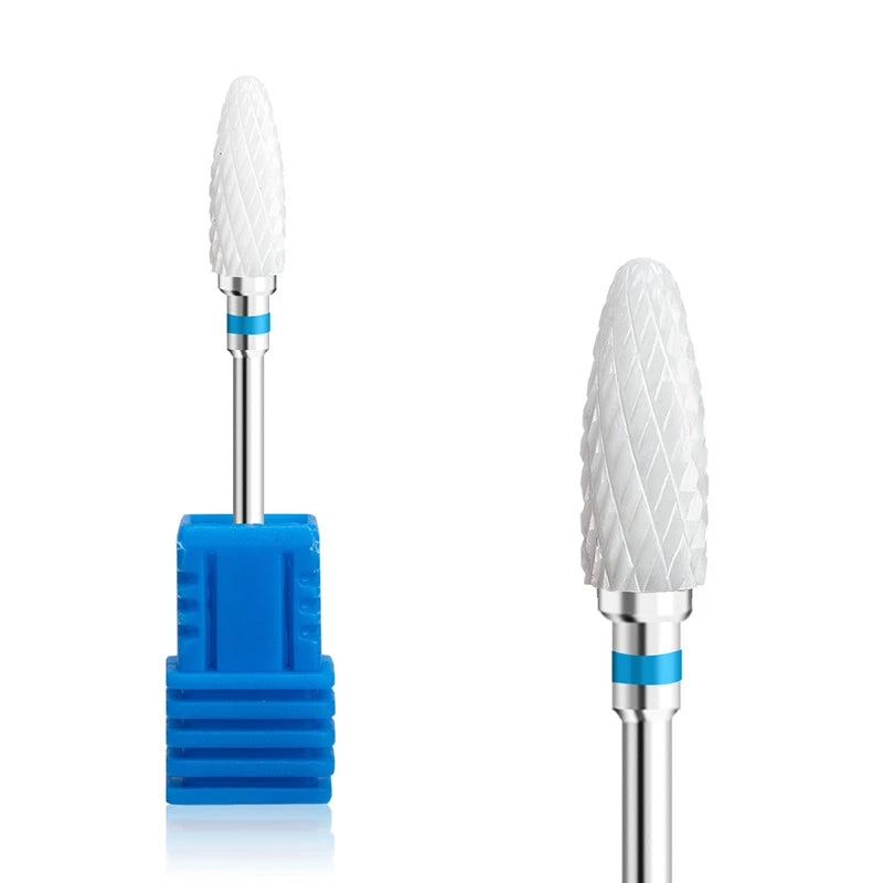 1pcs Ceramic Milling Cutter Nail Drill Bits Electric Manicure Drills Pedicure Mill Bits Machine Files Nail Art accessories To