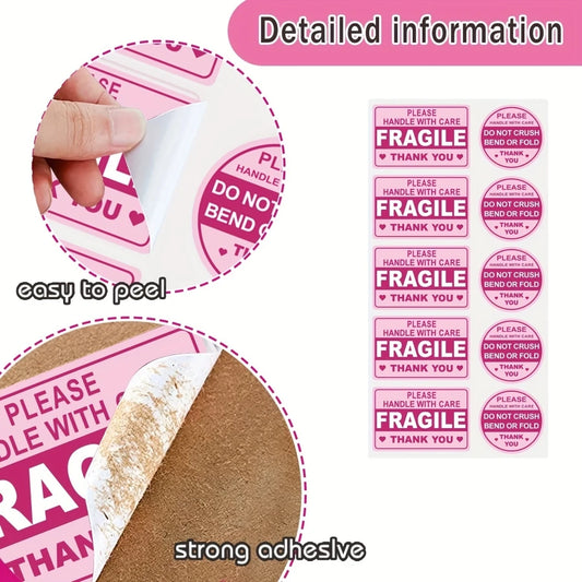 100 Fragile Stickers for ShippingNot Folded or Folded StickersNot Folded or Folded StickersNot Fell OffLabels for ShippingMai