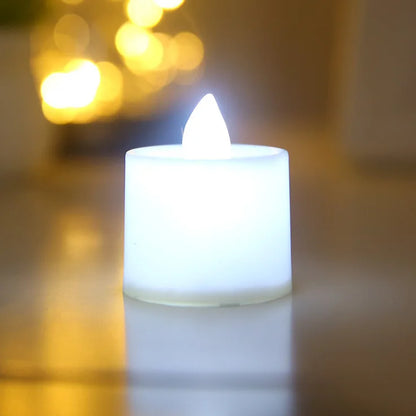 LED Candle Battery Powered Flameless Tea Candle Fake Candle Lamp Wedding Birthday Party Home Decoration Lamp Candlestick Cand
