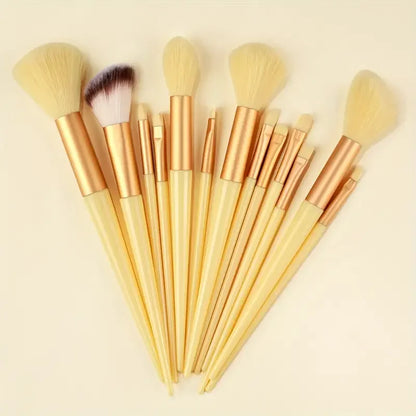 NEW 13PCS Makeup Brush Set Soft Fluffy Eye Shadow Foundation Blush Highlighter Concealer Brush Female Beauty Tool Christmas G