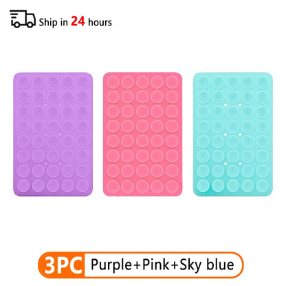 Double Sided Silicone Suction Cup Phone Case Detachable Stand Silicone Rubber Sucker Pad For Selfies And Videos Fixed Pad - 3