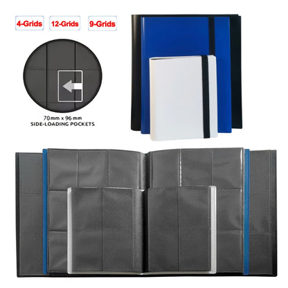 1Pc Card Binder 160/360/480 Trading Card Holder Book Durable Side Loading Card Book With Gaming Cards PP Cover Binder For Car