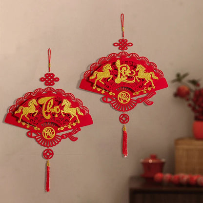 Vietnamese Spring Festival Decorations Paper Flowers Hanging Ornament 2026 New Year Home Decoraitons Room Wall Decor