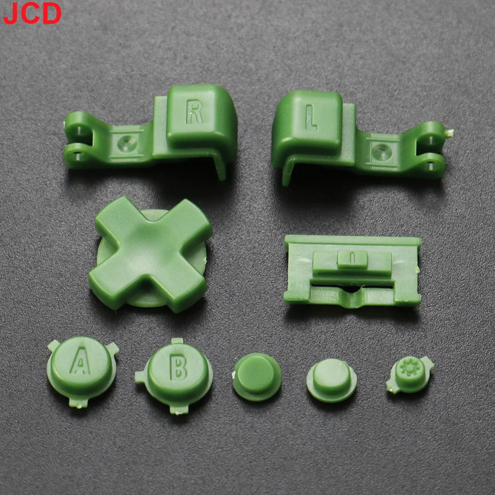 JCD 1set For GameBoy Advance SP GBA SP Plastic Full Button Set For GBA SP A B Select Start Power ON/OFF L R Buttons Kit D Pad