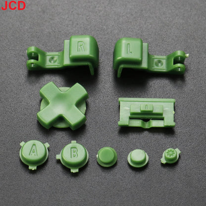 JCD 1set For GameBoy Advance SP GBA SP Plastic Full Button Set For GBA SP A B Select Start Power ON/OFF L R Buttons Kit D Pad