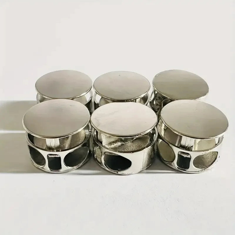 6-Pack No-Tie Shoelace Locks: Spring-Loaded & Easy Install for Athletic and Casual Shoes - 6pcs