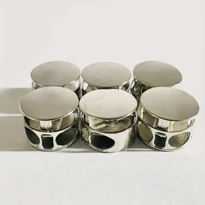 6-Pack No-Tie Shoelace Locks: Spring-Loaded & Easy Install for Athletic and Casual Shoes - 6pcs