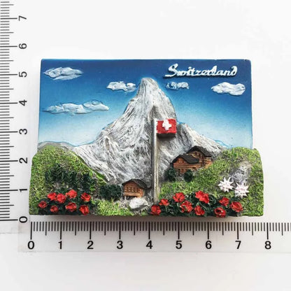 Switzerland Tourist Souvenir Fridge Magnets Jungfraujoc Luzern Zermatt Zermatt Geneva Bern Basel Interlaken Home Decor Sticke