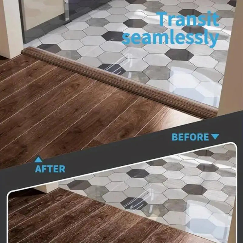 1pc 1m/2m Self-adhesive Floor Cover Strips Carpet Edge Trim Strip Floor Transition Door Threshold Gaps Door Bottom Sealing St