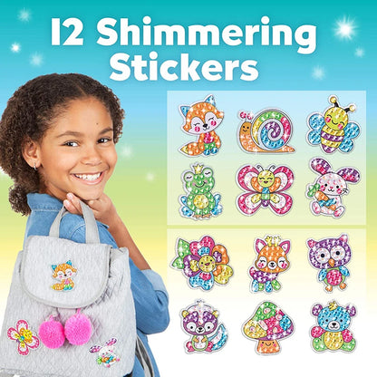 12 Create Big Gem Diamond Painting Sticker Kit Art Craft Girls Boys Unicorn Animal Sealife Magical Mosaic Dot Sticky Toys Gif