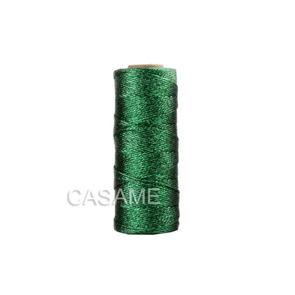 1.5mm 100M Gold Silver Macrame Cord Rope String for Sewing DIY Rope 100M Macrame Rope String for Sewing and Crafts Thread Twi