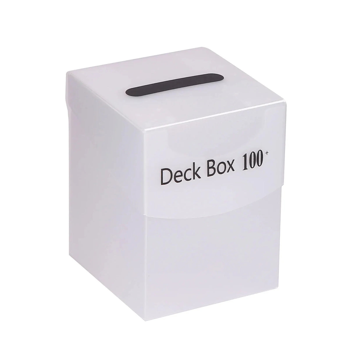 1 Box Game Trading Card Box, Solid Color Card Box, Card Holder Storage Box For Trading Cards, Sports And Games - Transparent