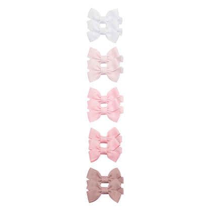 10/20/25/50pcs Baby Girls Hair Bows in Pairs 2'' Ribbon Bows Alligator Hair Clips Barrettes for Infants Toddlers Girls Kids