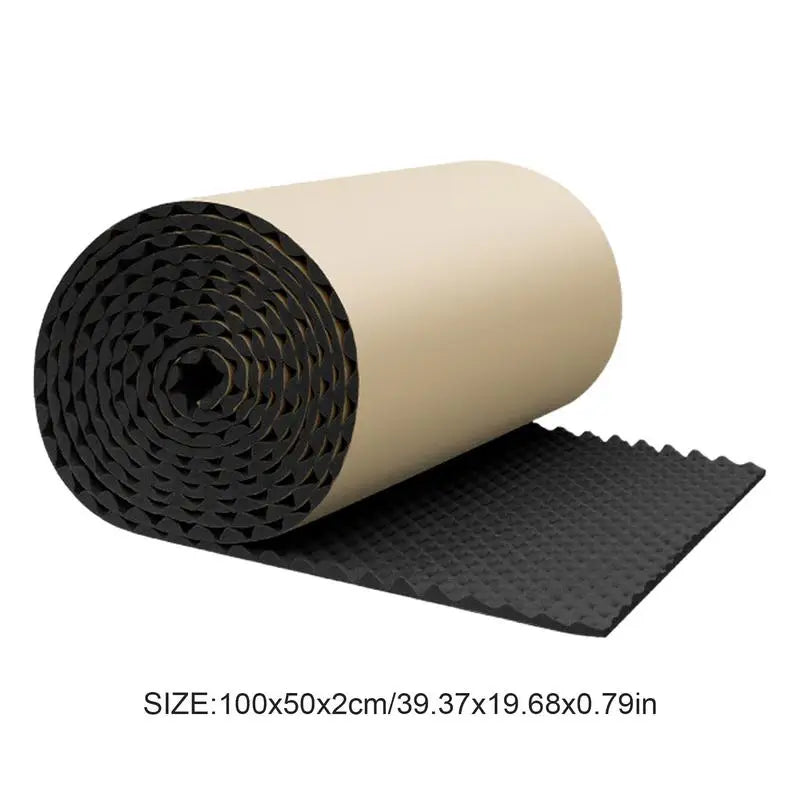 Sound Absorbing Panel Acoustic Sound Panels Dampening Pads Waterproof Sound Barrier Self Adhesive Sound Proof Padding Car Stu