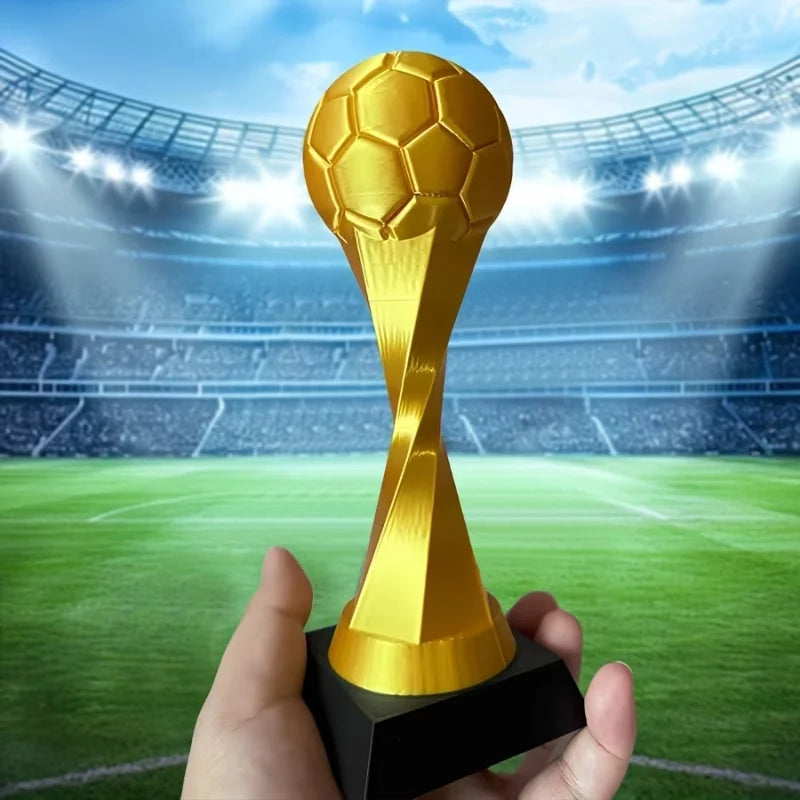 Football Trophy Statue - Soccer Cup Trophy Figure with / Suitable for Competitions Desktop decorative ornaments
