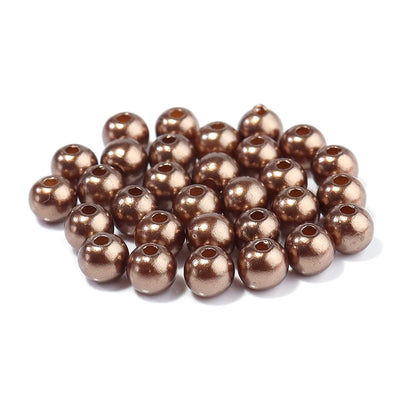 50-1000pcs/Lot Round ABS Imitation Pearl Beads Loose Beads Plastic Acrylic Spacer Bead For Jewelry Making Diy Bracelet Neckla