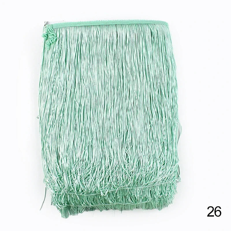 Lace Trim Fringe Tassels 2/5/10M, 30cm Long, For Curtain, Sewing, DIY Accessories - 26 / 30cm-10Yards