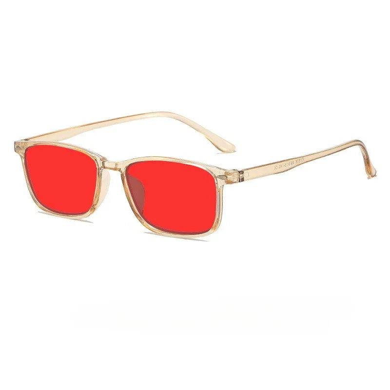 Blue Light Blocking Glasses for Watch Mobile Phones Play Computer Competitive Games Women's Style Orange or Red Lenses Goggle