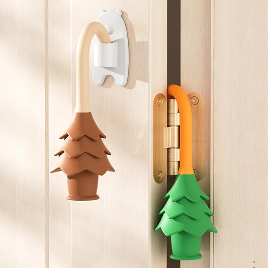 Child Safety Anti-Pinch Hand Door Lock Clamp Hanging Door Stopper Card Type - Prevents Closing for Extra Security
