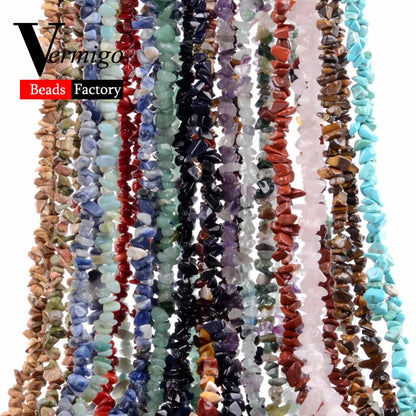 Irregular Freeform Chip Gravel Beads Natural Stone Amethysts Tiger Eye Beads For Jewelry Making 3-5-8-12mm Diy Necklace 16inc
