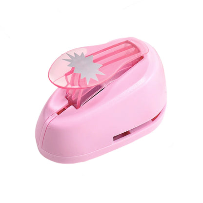 Stamp Shaped Paper Punch, Portable Hole Puncher for Crafts, Scrapbooking Supplies, DIY Card Making & Paper Crafting Tool - Pi