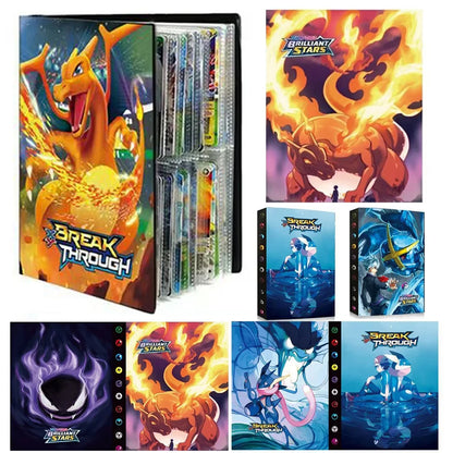 240PCS Pok é mon Cards Album Book Pokemon Game Charizard Card Album VMAX GX EX Holder Collection Binder Folder Kids Toy Gift
