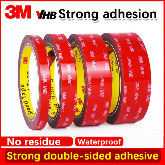 3M VHB double-sided adhesive stickers strong adhesive sponge tape car car VHB waterproof non-marking high viscosity fixed wal