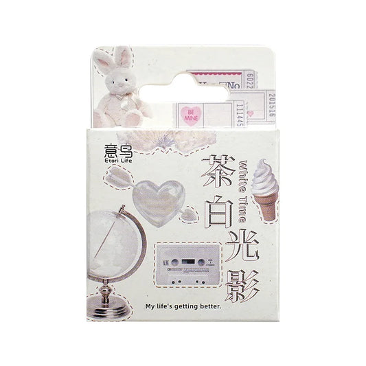 Sticker Book 4-Style Hiroyori Journal, Japanese Minimalist Supplies, For Scrapbooking, DIY Crafts