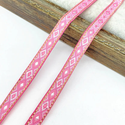 Lace Trim, Vintage Ethnic Lace Tape 2 Yards, 13mm Wide for Sewing, DIY Crafts, Lace Projects, Scrapbooking, Floral Tape - 13