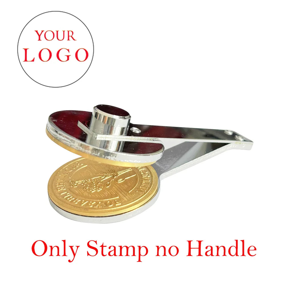 Embosser Stamp LOGO Customized Wedding Library Book Private Seals Customization Envelope Party Invitation Embossing Stamps DI