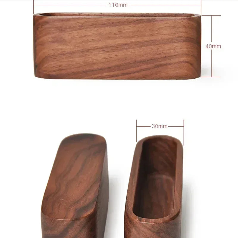 Wooden Business Card Holder Note Holder Display Rack Card Holder Office Supplies Stationery Desktop Accessories Storage Box