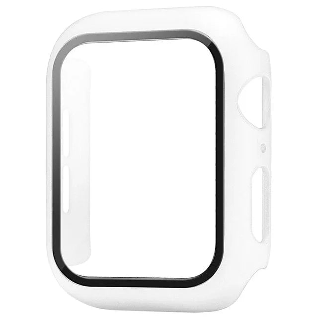 Glass+Cover For Apple Watch case 10 9 8 7 6 SE 5 iWatch Accessorie Screen Protector iWatch series 46mm 44mm 40mm 41 45mm 38 4