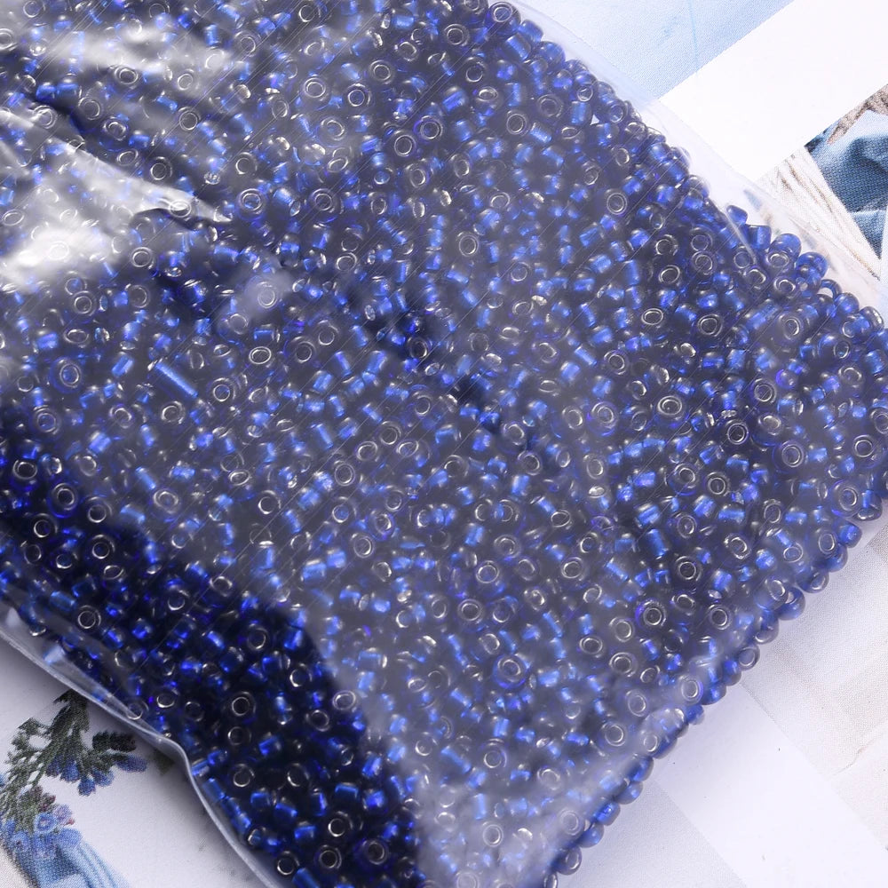 1000/500/200Pcs 4/3/2mm Glass Transparent Seed Bead Spacing Beads For Hand-Beading Diy Jewelry Accessories Bracelet Necklace 