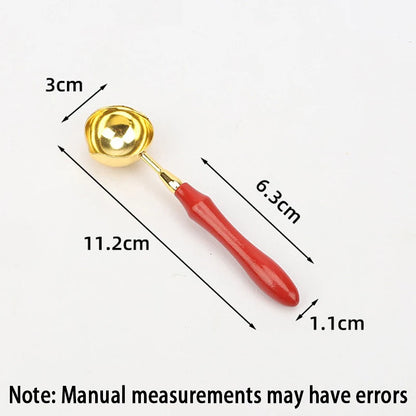 DIY Sealing Wax Spoon Bead Melting Heater Lacquer Furnace Solid Wood Stove Seal Supplies For Stamp Wax Stamp Craft Wedding Gi