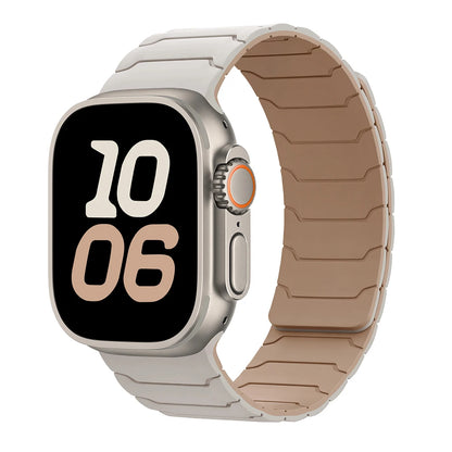 magnetic Strap For Apple Watch Band ultra 2 3 49mm 44mm 40mm 41mm 46mm 42mm 45mm 38 Silicone Bracelet IWatch Series 11 9 8 SE