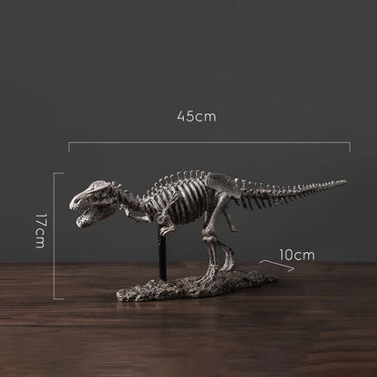 Simulated Dinosaur Fossil Model Resin Accessories Art Home Living Room Statue Decoration Items Study Office Sculpture Ornamen