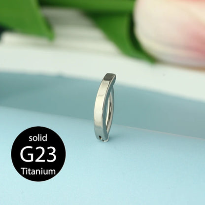 1PC 14G Implant Grade G23 Titanium Belly Button ring Clicker Stainless Steel Brass Navel Piercing Jewelry Belly Piercings