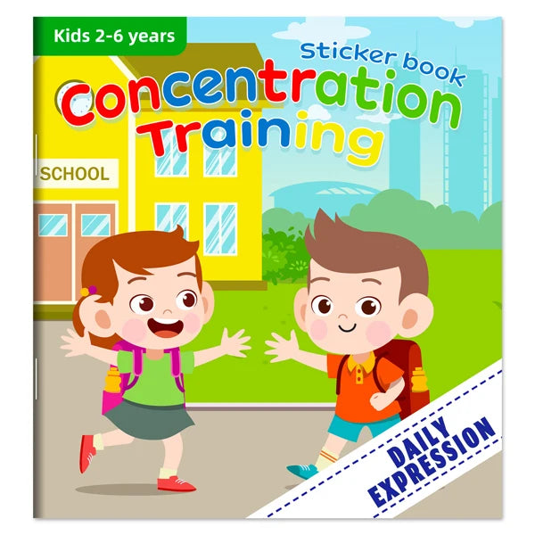 Montessori Toys Cartoon Sticker Books Focus on Potential Development Education Sticker Toys for Children 3-6Y - Daily Express