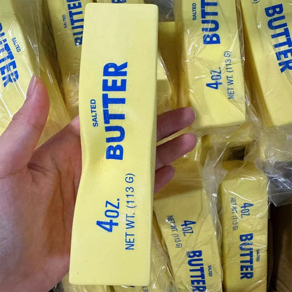 Butter Stick Squishy Toy Slow Rising Squeeze Toy Butter Bar Brick Squishy Fidget Toy Anti Stress Release Hand Relax Gift Toy
