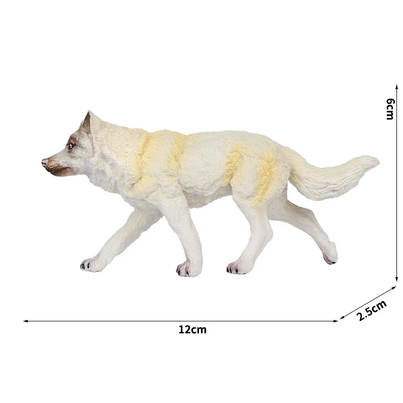 Simulation Wild Animal Model Wolf Monkey Fox Pangolin Squirrel Chinchilla Donkey Sloth Realistic Animal Figures Toys For Kids