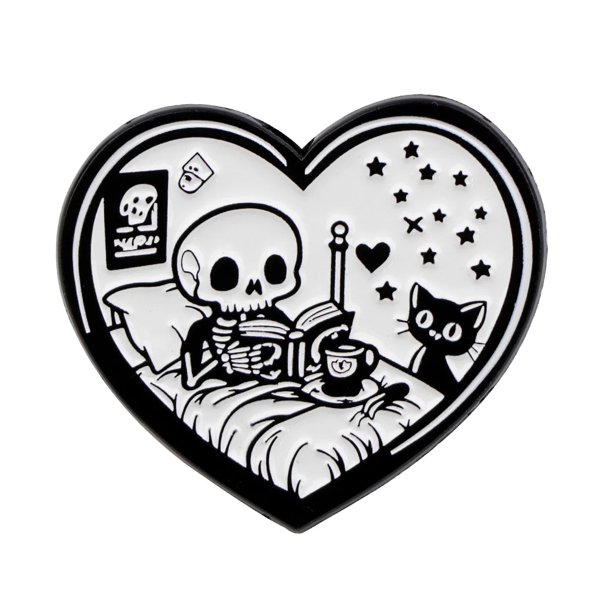 Book Lover Enamel Pin Cute Reading Themed Brooch "Just One More Chapter" Lapel Pins for Backpacks Bookworm Gift - 18