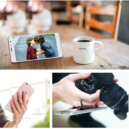 Universal Finger Ring Holder Stand Mobile Phone Luxury Rotatable Phone Back Sticker Holder for IPhone Samsung Xiaomi