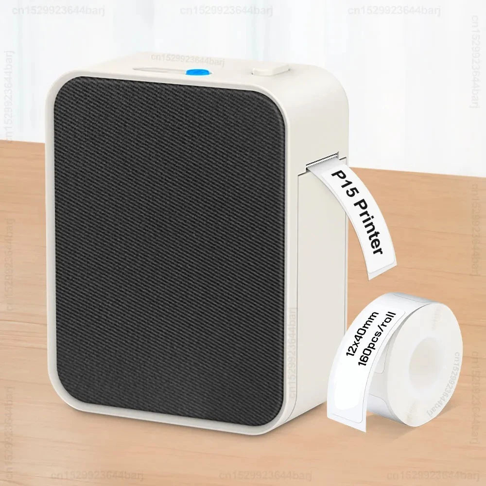 Marklife P15 Thermal Label Printer Similar as D11 D110 D101 Labeling Machine Wireless Bluetooth Label Maker With Label Sticke