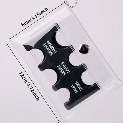 Japanese Coin Holder Wallet ,Coin Wallet,Mini Wallet,PVC Wallet,Portable Small Change Purse ,Transparent Card Case