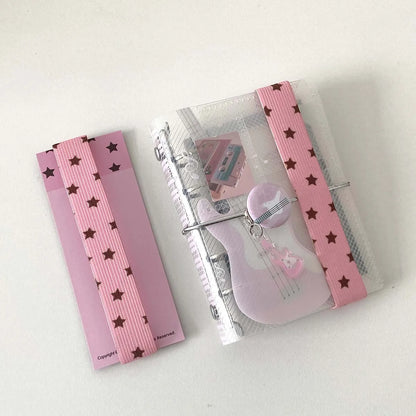Elastic Strap for A7 M5 Planner Notebook Cute Star Decoration INS Style Storage Accessory Kawaii Straps for Scrapbooking - 06
