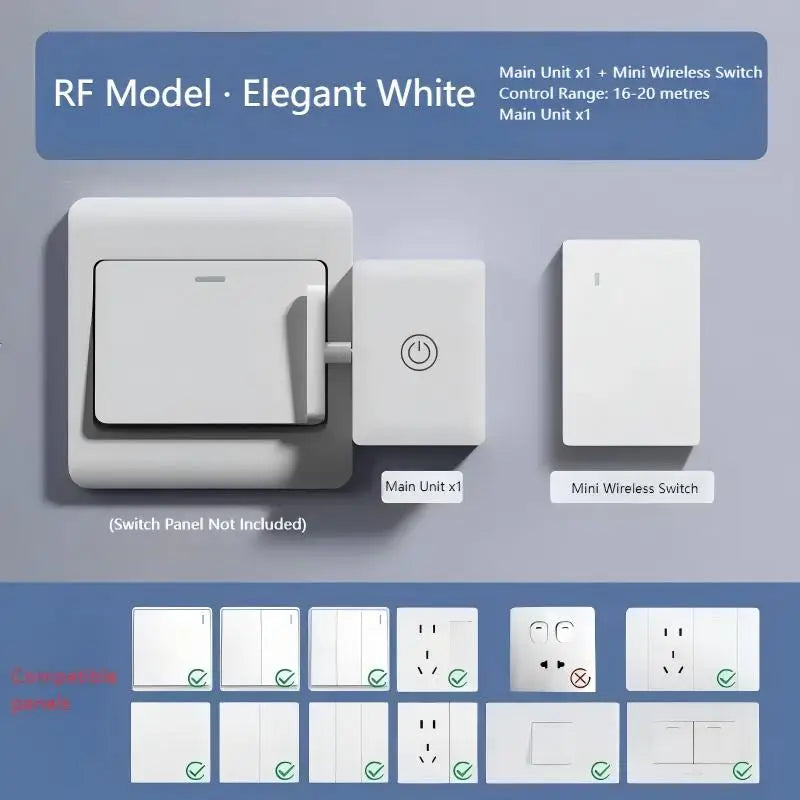 Wireless Control Light Switch Off Tool Automatic Button Pusher Intelligent USB Rechargeable Lazy Remote Control Switch - B bu