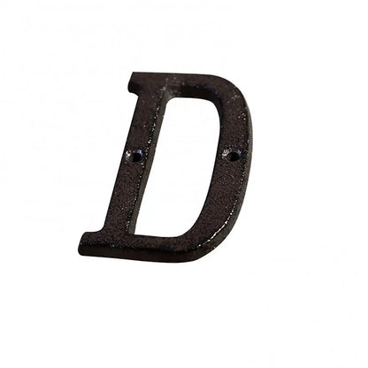 Antique Doorplate Address Numbers Apartment Street Address Plaque Retro Groceries Cast Iron Metal House Doorplate Letter Symb